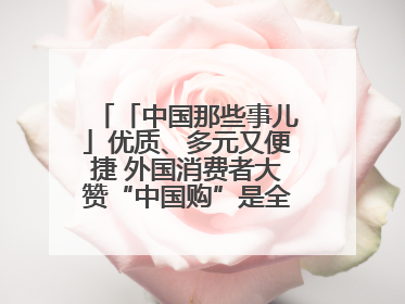 「中国那些事儿」优质、多元又便捷 外国消费者大赞“中国购”是全新体验！