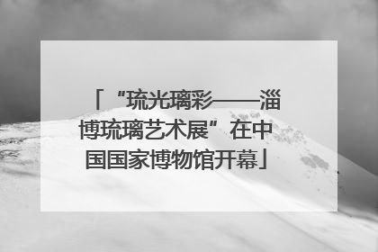 “琉光璃彩——淄博琉璃艺术展”在中国国家博物馆开幕