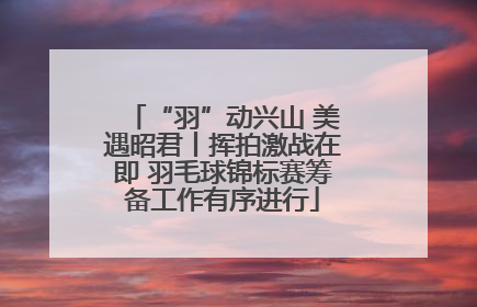 “羽”动兴山 美遇昭君丨挥拍激战在即 羽毛球锦标赛筹备工作有序进行