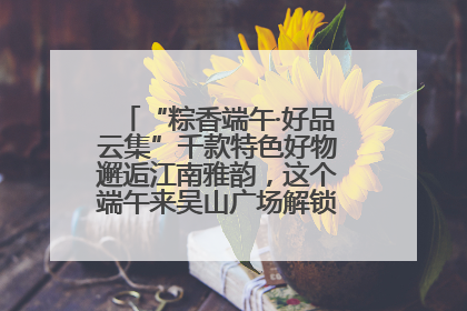“粽香端午·好品云集”千款特色好物邂逅江南雅韵，这个端午来吴山广场解锁“浙里烟火气”
