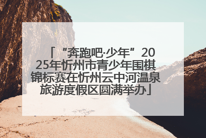 “奔跑吧·少年”2025年忻州市青少年围棋锦标赛在忻州云中河温泉旅游度假区圆满举办