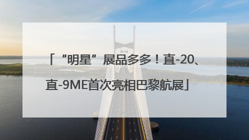 “明星”展品多多！直-20、直-9ME首次亮相巴黎航展