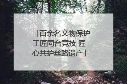 百余名文物保护工匠同台竞技 匠心共护丝路遗产