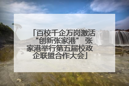 百校千企万岗激活“创新张家港” 张家港举行第五届校政企联盟合作大会