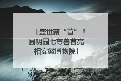 盛世聚“首”！圆明园七尊兽首亮相安徽博物院