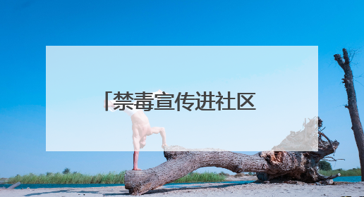 禁毒宣传进社区 防毒拒毒入人心