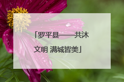罗平县——共沐文明 满城皆美