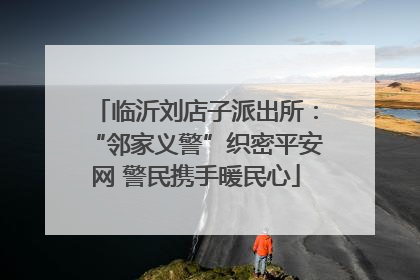 临沂刘店子派出所：“邻家义警”织密平安网 警民携手暖民心