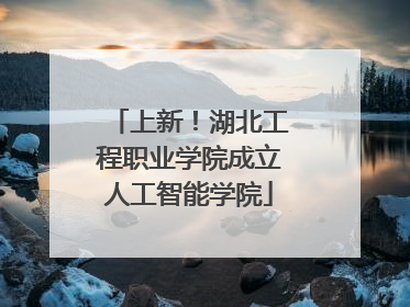 上新！湖北工程职业学院成立人工智能学院