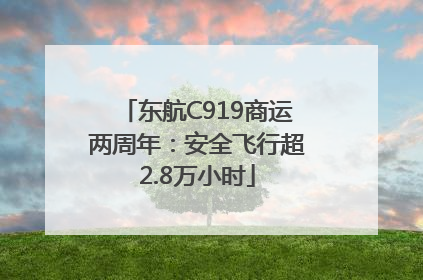 东航C919商运两周年：安全飞行超2.8万小时