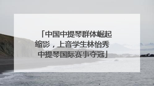 中国中提琴群体崛起缩影，上音学生林怡秀中提琴国际赛事夺冠
