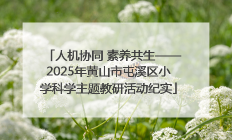 人机协同 素养共生——2025年黄山市屯溪区小学科学主题教研活动纪实