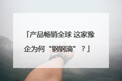 产品畅销全球 这家豫企为何“钢钢滴”？