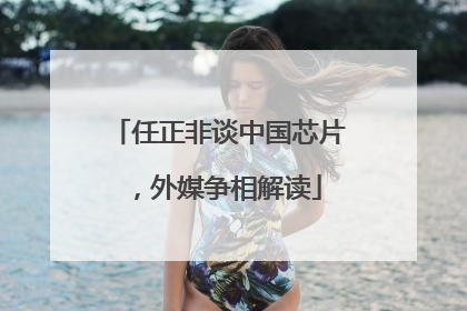 任正非谈中国芯片，外媒争相解读