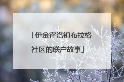 伊金霍洛镇布拉格社区的联户故事