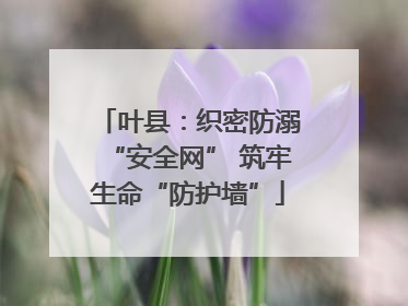 叶县：织密防溺“安全网” 筑牢生命“防护墙”