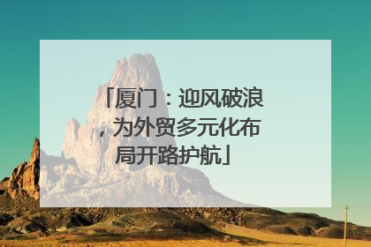 厦门：迎风破浪，为外贸多元化布局开路护航