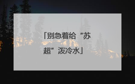 别急着给“苏超”泼冷水