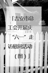 吉安市总工会开展庆“六一”走访慰问活动（图）
