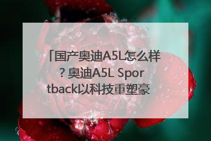 国产奥迪A5L怎么样?奥迪A5L Sportback以科技重塑豪华运动轿车市场格局
