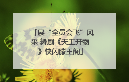 展“全员会飞”风采 舞剧《天工开物》快闪滕王阁