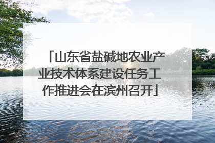 山东省盐碱地农业产业技术体系建设任务工作推进会在滨州召开