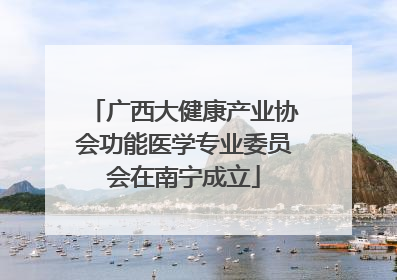 广西大健康产业协会功能医学专业委员会在南宁成立
