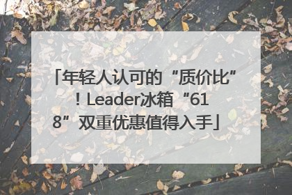 年轻人认可的“质价比”！Leader冰箱“618”双重优惠值得入手