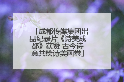 成都传媒集团出品纪录片《诗美成都》获赞 古今诗意共绘诗美画卷