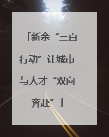 新余“三百行动”让城市与人才“双向奔赴”