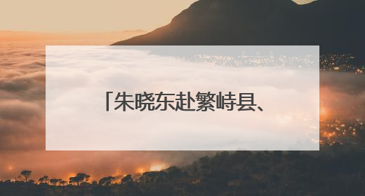 朱晓东赴繁峙县、定襄县调研河湖长制、林长制落实及防汛备汛等工作