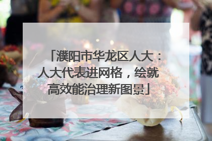 濮阳市华龙区人大：人大代表进网格，绘就高效能治理新图景