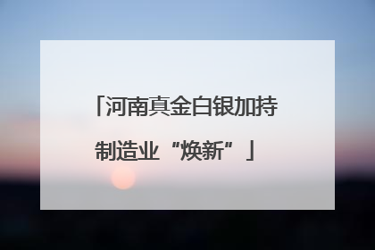 河南真金白银加持制造业“焕新”