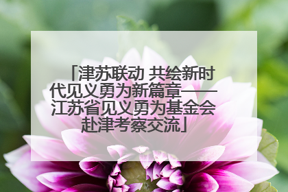 津苏联动 共绘新时代见义勇为新篇章——江苏省见义勇为基金会赴津考察交流