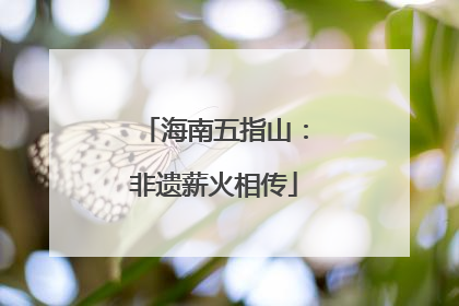 海南五指山：非遗薪火相传