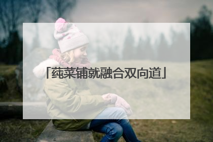 莼菜铺就融合双向道