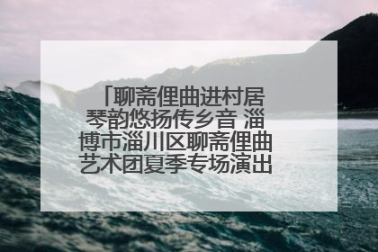 聊斋俚曲进村居 琴韵悠扬传乡音 淄博市淄川区聊斋俚曲艺术团夏季专场演出在杏园子村举行