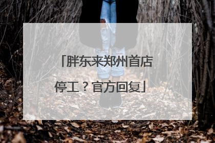 胖东来郑州首店停工？官方回复