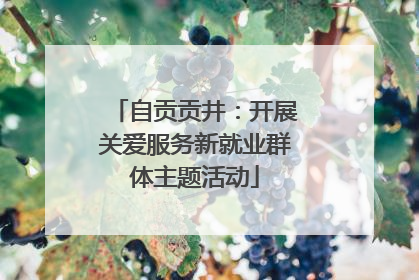 自贡贡井：开展关爱服务新就业群体主题活动