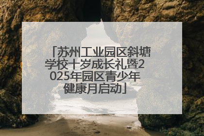 苏州工业园区斜塘学校十岁成长礼暨2025年园区青少年健康月启动