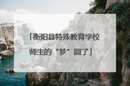 衡阳县特殊教育学校师生的“梦”圆了