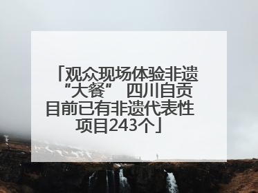 观众现场体验非遗“大餐” 四川自贡目前已有非遗代表性项目243个