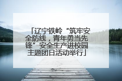 辽宁铁岭“筑牢安全防线，青年勇当先锋”安全生产进校园主题团日活动举行