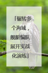 辗转多个海域，舰艇编队展开实战化演练