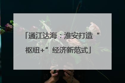 通江达海：淮安打造“枢纽+”经济新范式