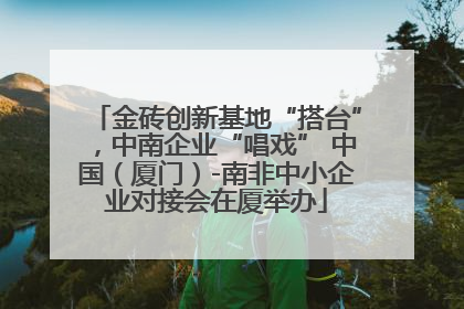 金砖创新基地“搭台”，中南企业“唱戏” 中国（厦门）-南非中小企业对接会在厦举办
