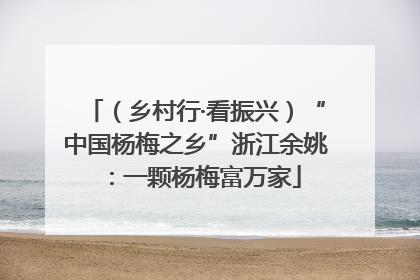 （乡村行·看振兴）“中国杨梅之乡”浙江余姚：一颗杨梅富万家