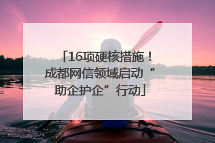 16项硬核措施！成都网信领域启动“助企护企”行动
