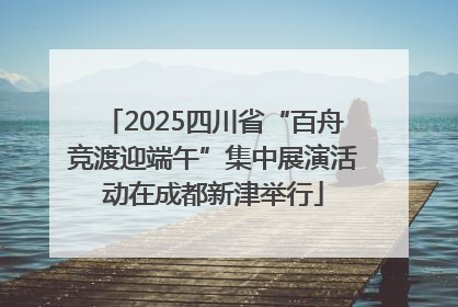 2025四川省“百舟竞渡迎端午”集中展演活动在成都新津举行