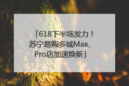 618下半场发力！苏宁易购多城Max、Pro店加速焕新